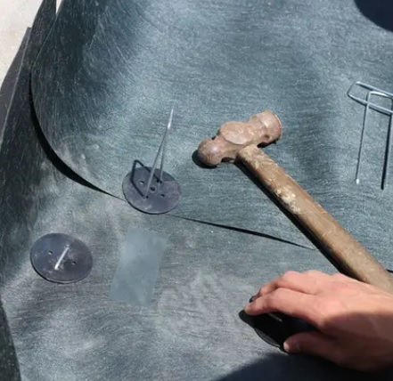 防草シート布設